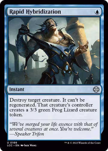 Rapid Hybridization (166), Commander: The Lost Caverns of Ixalan — Magic card price