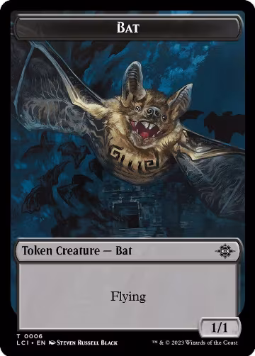 Bat // Vampire (0004) Double-Sided Token (6 // 4), The Lost Caverns of Ixalan — Magic card price