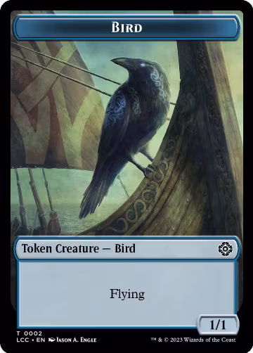 Bird // Merfolk (0003) Double-Sided Token (2 // 3), Commander: The Lost Caverns of Ixalan — Magic card price