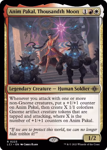 Anim Pakal, Thousandth Moon (223), The Lost Caverns of Ixalan — Magic card price