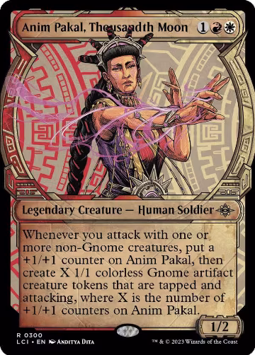 Anim Pakal, Thousandth Moon (Showcase) (300), The Lost Caverns of Ixalan — Magic card price