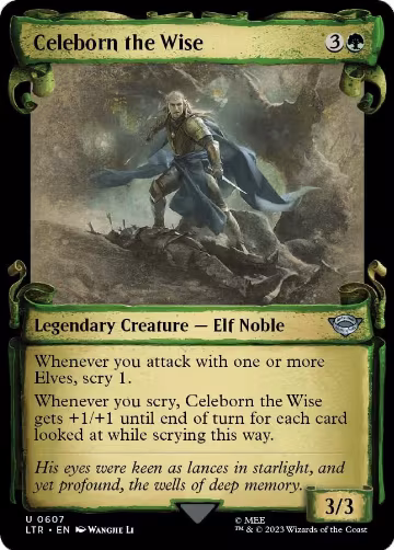 Celeborn the Wise (Showcase Scrolls) (607), Universes Beyond: The Lord of the Rings: Tales of Middle-earth — Magic card price