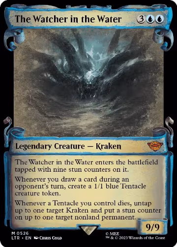 The Watcher in the Water (Showcase Scrolls) (526), Universes Beyond: The Lord of the Rings: Tales of Middle-earth — Magic card price
