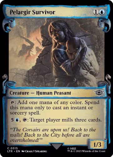 Pelargir Survivor (Showcase Scrolls) (515), Universes Beyond: The Lord of the Rings: Tales of Middle-earth — Magic card price