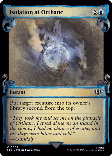 Isolation at Orthanc (Showcase Scrolls) (508), Universes Beyond: The Lord of the Rings: Tales of Middle-earth — Magic card price
