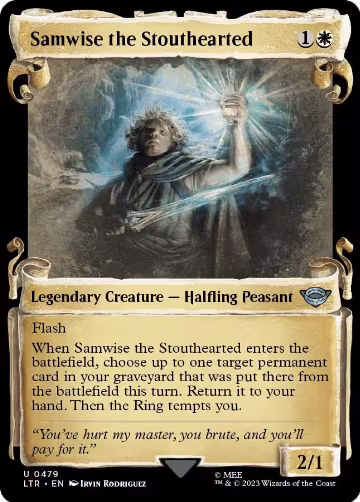 Samwise the Stouthearted (Showcase Scrolls) (479), Universes Beyond: The Lord of the Rings: Tales of Middle-earth — Magic card price