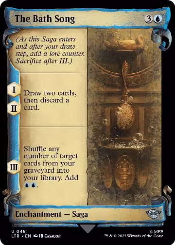 The Bath Song (Showcase Scrolls) (491), Universes Beyond: The Lord of the Rings: Tales of Middle-earth — Magic card price