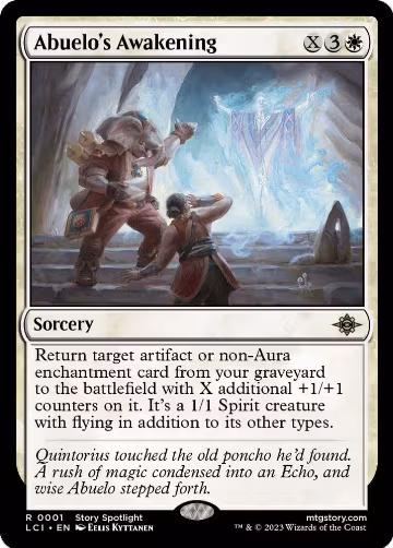 Abuelo's Awakening (1), The Lost Caverns of Ixalan — Magic card price