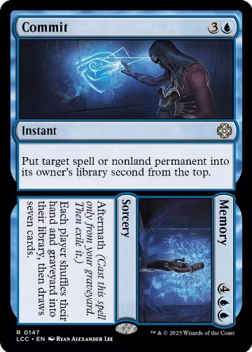 Commit // Memory (147), Commander: The Lost Caverns of Ixalan — Magic card price
