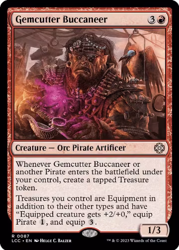 Gemcutter Buccaneer (87), Commander: The Lost Caverns of Ixalan — Magic card price