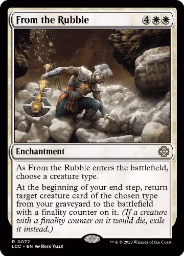 From the Rubble (72), Commander: The Lost Caverns of Ixalan — Magic card price