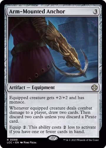 Arm-Mounted Anchor (99), Commander: The Lost Caverns of Ixalan — Magic card price