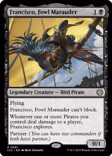 Francisco, Fowl Marauder (81), Commander: The Lost Caverns of Ixalan — Magic card price