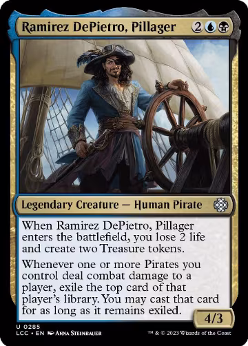 Ramirez DePietro, Pillager (285), Commander: The Lost Caverns of Ixalan — Magic card price