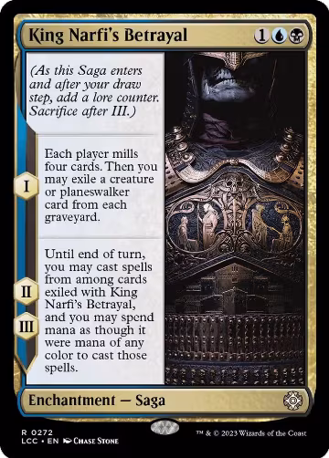 King Narfi's Betrayal (272), Commander: The Lost Caverns of Ixalan — Magic card price
