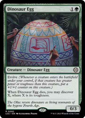 Dinosaur Egg (92), Commander: The Lost Caverns of Ixalan — Magic card price