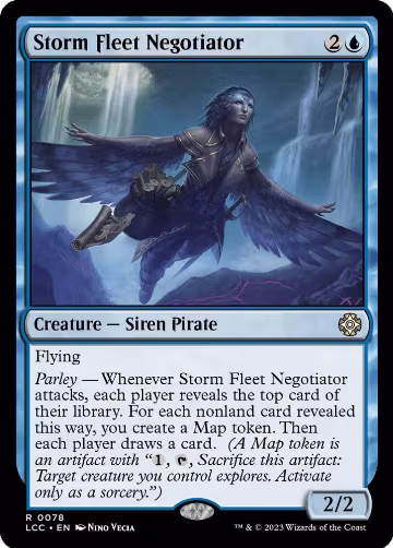 Storm Fleet Negotiator (78), Commander: The Lost Caverns of Ixalan — Magic card price