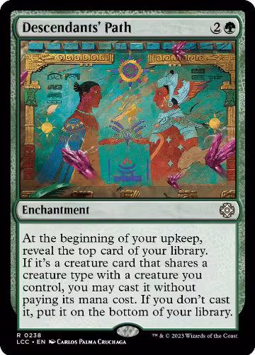 Descendants' Path (238), Commander: The Lost Caverns of Ixalan — Magic card price
