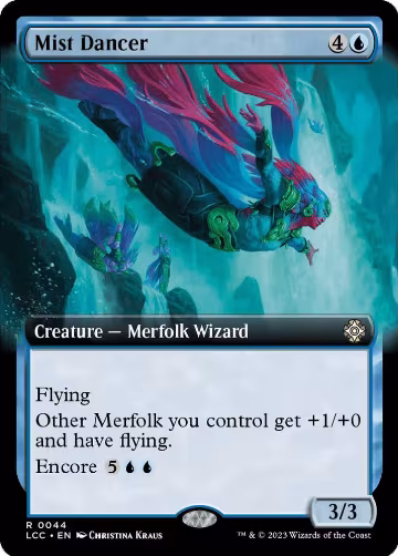 Mist Dancer (Extended Art) (44), Commander: The Lost Caverns of Ixalan — Magic card price
