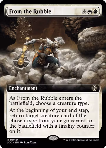 From the Rubble (Extended Art) (40), Commander: The Lost Caverns of Ixalan — Magic card price