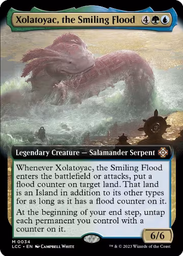 Xolatoyac, the Smiling Flood (Extended Art) (34), Commander: The Lost Caverns of Ixalan — Magic card price