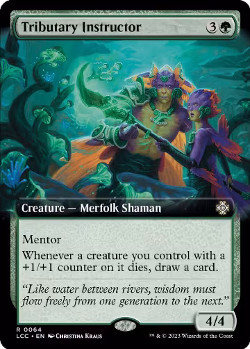 Tributary Instructor (Extended Art) (64), Commander: The Lost Caverns of Ixalan — Magic card price