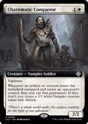 Charismatic Conqueror (Extended Art) (38), Commander: The Lost Caverns of Ixalan — Magic card price