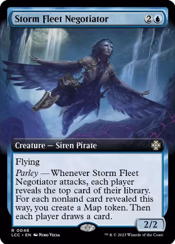 Storm Fleet Negotiator (Extended Art) (46), Commander: The Lost Caverns of Ixalan — Magic card price