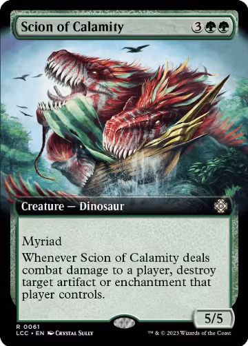 Scion of Calamity (Extended Art) (61), Commander: The Lost Caverns of Ixalan — Magic card price