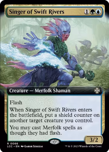 Singer of Swift Rivers (Extended Art) (66), Commander: The Lost Caverns of Ixalan — Magic card price