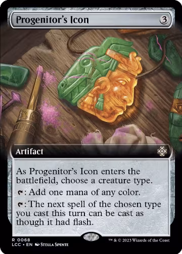 Progenitor's Icon (Extended Art) (68), Commander: The Lost Caverns of Ixalan — Magic card price