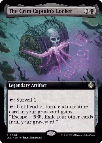 The Grim Captain's Locker (Extended Art) (50), Commander: The Lost Caverns of Ixalan — Magic card price