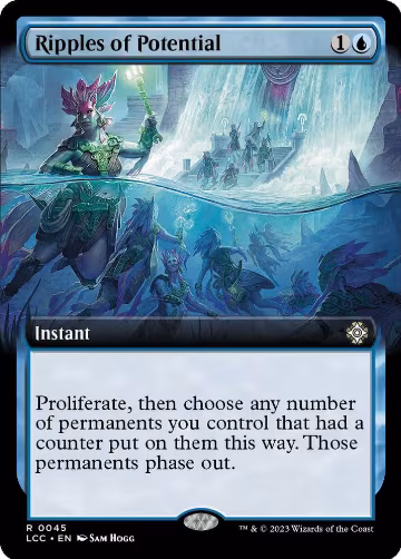 Ripples of Potential (Extended Art) (45), Commander: The Lost Caverns of Ixalan — Magic card price