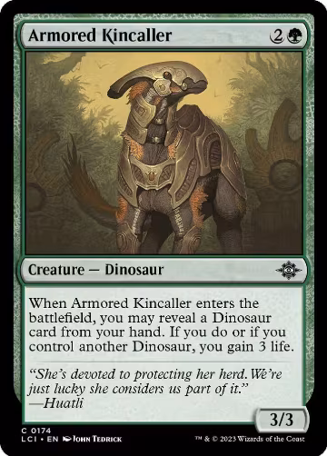 Armored Kincaller (174), The Lost Caverns of Ixalan — Magic card price