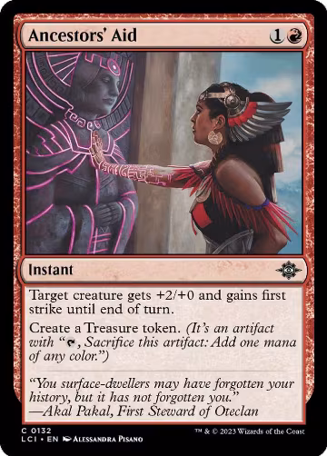 Ancestors' Aid (132), The Lost Caverns of Ixalan — Magic card price