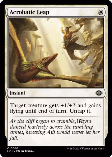 Acrobatic Leap (2), The Lost Caverns of Ixalan — Magic card price