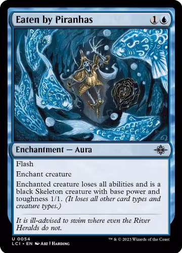 Eaten by Piranhas (54), The Lost Caverns of Ixalan — Magic card price