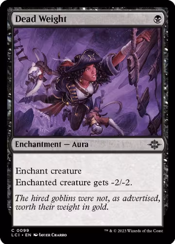 Dead Weight (99), The Lost Caverns of Ixalan — Magic card price