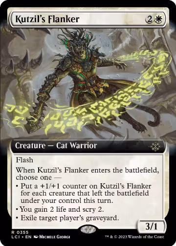 Kutzil's Flanker (Extended Art) (355), The Lost Caverns of Ixalan — Magic card price