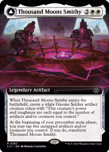 Thousand Moons Smithy (Extended Art) (357), The Lost Caverns of Ixalan — Magic card price