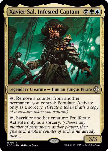Xavier Sal, Infested Captain (14), Commander: The Lost Caverns of Ixalan — Magic card price