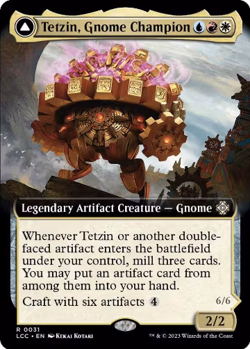 Tetzin, Gnome Champion (Extended Art) (31), Commander: The Lost Caverns of Ixalan — Magic card price