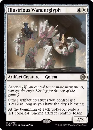 Illustrious Wanderglyph (9), Commander: The Lost Caverns of Ixalan — Magic card price