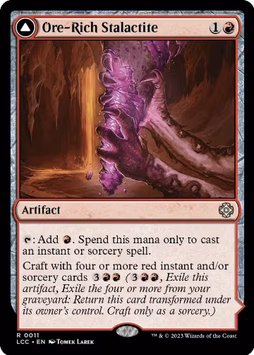 Ore-Rich Stalactite (11), Commander: The Lost Caverns of Ixalan — Magic card price