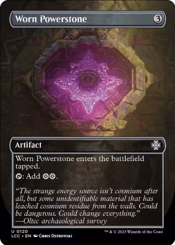 Worn Powerstone (Borderless) (120), Commander: The Lost Caverns of Ixalan — Magic card price
