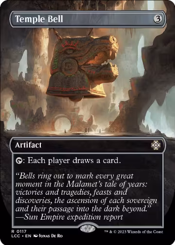 Temple Bell (Borderless) (117), Commander: The Lost Caverns of Ixalan — Magic card price