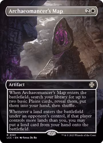 Archaeomancer's Map (Borderless) (101), Commander: The Lost Caverns of Ixalan — Magic card price