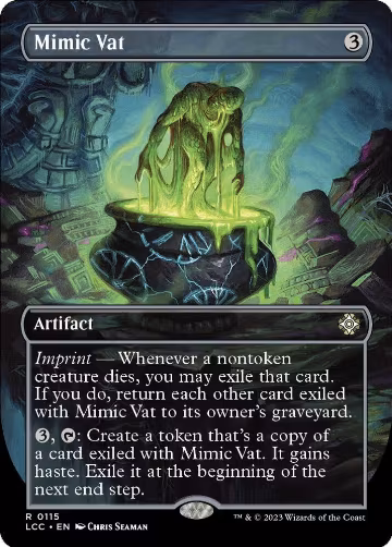 Mimic Vat (Borderless) (115), Commander: The Lost Caverns of Ixalan — Magic card price