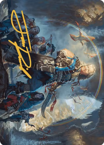Admiral Brass, Unsinkable Art Card (Gold-Stamped Signature) (69), Art Series: The Lost Caverns of Ixalan — Magic card price