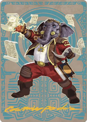 Quintorius Kand Art Card (65/81) (Gold-Stamped Signature) (65), Art Series: The Lost Caverns of Ixalan — Magic card price